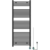 Guido Gusto Elektrische designradiator Sofia 150x60cm mat zwart 700W