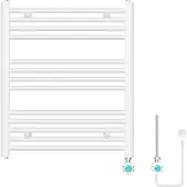 Guido Gusto Elektrische designradiator Sofia 70x60cm glans wit 300W