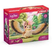 Schleich Bayala Fee in Vlucht op Glam-Owl Speelgoedfiguur