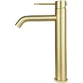 Best design Nancy wastafelkraan gebogen verhoogd goud mat
