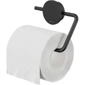 Geesa Opal Toiletrolhouder zonder Klep - Zwart