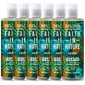 Faith In Nature - Shampoo Coconut - 6 Pak - voordeelverpakking