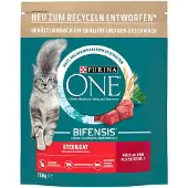 Purina One BIFENSIS STERILCAT Droogvoer voor gesteriliseerde katten, rijk aan rundvlees, (1 x 750g)