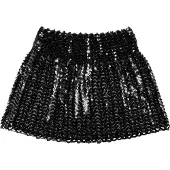 Boland mini jupe femme paillettes noir taille unique