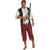 Boland Verkleedpak Piraat Jack Heren Zwart Maat M/L