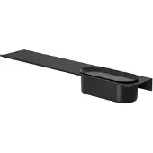 Geesa leev planchet 60 cm met douchemand 22,5 cm, zwart