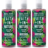 Faith In Nature - Shampoo Dragon Fruit - 3 Pak