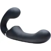 Strap U Mighty Rider Vibrerende Strapless Strap-On - Blauw