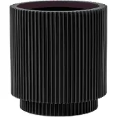 Capi Europe Bloempot Groove Zwart D 22,6 H 24,9 Cm
