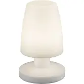 TRIO REALITY DORA - Tafellamp - Wit - incl. 1x SMD 1,5W - Oplaadbaar - Snoerloos - Buitenverlichting - IP44