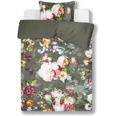 Essenza Dekbedovertrek Fleur Green Satijn-200 x 200 / 220 cm | 2-Persoons