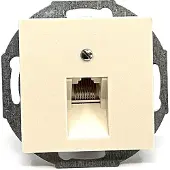 JUNG RJ-45 wandcontactdoos - AS serie - Enkelvoudig - Crème