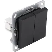 Q-Link Schakelaar | | S-Line (Inbouw, Serie, Zwart)