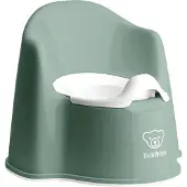 BabyBjörn Pot Fauteuil, Diep groen/Wit
