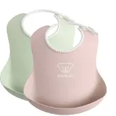 BabyBjörn waterdichte duo slab lichtgroen/lichtroze - set van 2 stuks Lichtgroen/lichtroze
