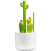 Boon , Cacti, Flessenreinigingsborstelset, 4 borstels & 1 vaas