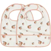 Jollein Slabber Waterproof Peach 2-pack