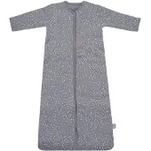 Jollein - Baby Winterslaapzak (Spickle - Grey) - Katoen - 4-Seizoenen - Winterslaapzakje Baby, Babyslaapzak - 70cm