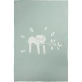 Briljant Baby Deken Jungle Dusk 75 X 100 Cm Katoen Groen/wit