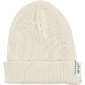 Lodger muts Beanie Ciumbelle lichtbeige Jongens/Meisjes Katoen Effen - maat 6-12 mnd
