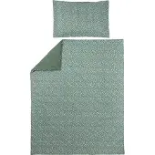 Meyco Baby Cheetah/Uni dekbedovertrek ledikant - forest green - 100x135cm