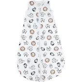 Meyco Baby Animal baby zomerslaapzak rond - multicolour - 110cm - 0.5 TOG