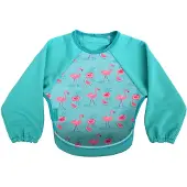 Bibetta Mouwslab Flamingo - Met Mouwen - Turquoise