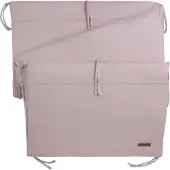 Babys Only Bed/boxbumper Sparkle zilver-roze mêlee