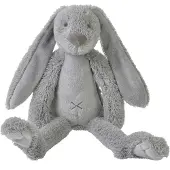 Happy horse Konijn Richie Knuffel 38cm - Grijs - Baby knuffel