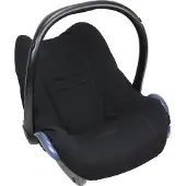 Dooky Seat Cover 0+ Autostoel hoes Zwart Uni - Universele Autostoelhoes Maxi Cosi CabrioFix, Maxi Cosi hoes Pebble, Maxicosi hoes, Cybex en meer - Autostoelhoes Baby Universeel