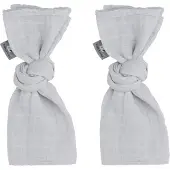 Babys Only Swaddle Sparkling zilvergrijs - 65x65 - 2-pack