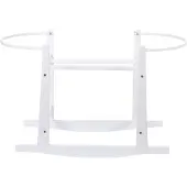 Childhome Wiegstandaard voor Moses mand - Dennenhout - Wit - 85 x 46 x 54 cm
