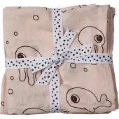 Done by Deer Multidoek Hydrofiel Sea Friends XL 120x120cm Powder 2st.