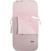 Babys Only Voetenzak autostoel 0+ Sparkle zilver-roze mêlee