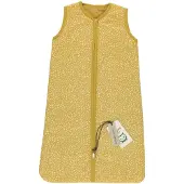 Briljant Baby Winterslaapzak Katoen Minimal Dots - oker 70cm