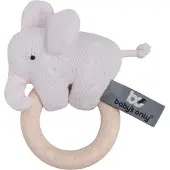 Babys Only Houten rammelaar olifant classic roze