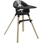 Stokke Clikk kinderstoel Black Natural