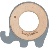 Babys Only Bijtring olifant grijs