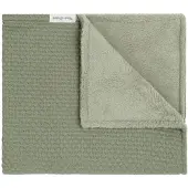 Babys Only Ledikantdeken teddy Sky urban green