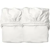 Leander Hoeslaken - 2-pack - 60x140 - Snow - - OneSize - Hoeslaken