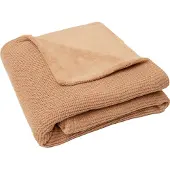 Jollein Baby Deken Ledikant Velvet Pure Knit - Biscuit