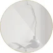 Woood Doutzen Spiegel - Metaal - Goud - 80x80x5