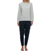 Schiesser Pyjama 'Organic Cotton' blauw