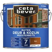 Cetabever Meesterbeits Deur & Kozijn Glans 085 Teak Transparant 2,5 LTR