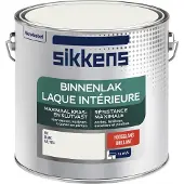 Sikkens binnenlak RAL 9016 hoogglans 2,5 liter