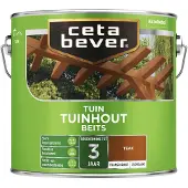 Cetabever tuinhout beits teak zijdeglans 2,5 liter