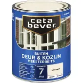 Cetabever deur & kozijn meesterbeits dekkend zijdeglans ivoorwit 750 ml