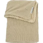 Meyco Deken Ledikant Mini Knots Sand