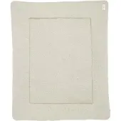 Meyco Baby Knit Basic teddy boxkleed - sand melange - 77x97cm