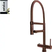 Selsiuz Inox XL kokend water kraan met combi extra boiler copper